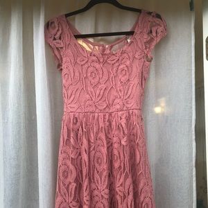 Bella D Lace Rosè Dress